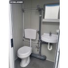 Duo sanitér /2 samostatné oddelené toalety + spoločné umývadlo 300x200x221