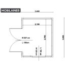 300x240 Tároló dupla ajtó + ablak - Deacon