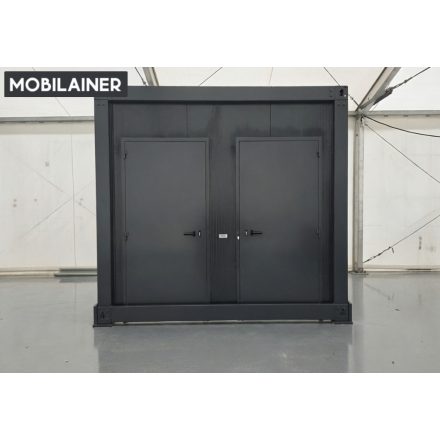 Férfi és női Duo Szaniter konténer 2 WC+ 2 Piszoár + 2 Mosdó + 2 Bojler 240x120x260