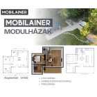 Moduláris lakóház 54 m2