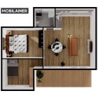 Moduláris lakóház 54 m2