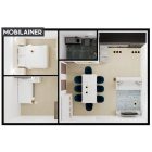 Moduláris lakóház 57 m2