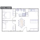 Moduláris lakóház 57 m2