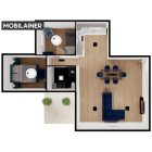 Modulház 72 m2