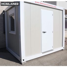 Őr és Portakonténer 3 db ablakkal WC és kézmosóval