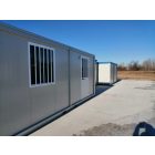 Irodakonténer 40 600X240 + készlet targonca: daruhoz és targoncához szállítható