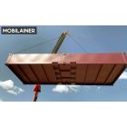 Szennyvíztartály konténer  20' labas, 600x240 cm